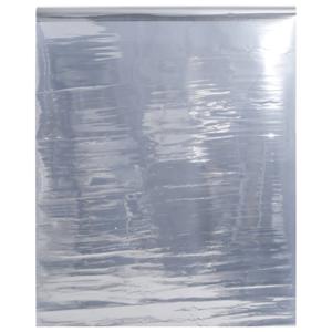 Zonnefolie statisch reflecterend 60x2000 cm PVC zilverkleurig