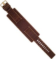Horlogeband Fossil JR9040 Onderliggend Leder Bruin 22mm