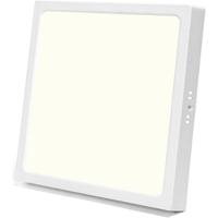 LED Paneel Vierkant Opbouw 24W 30x30cm Natuurlijk Wit 4000K Flikkervrij