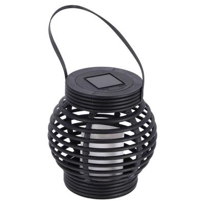 Grundig soloar led lantaarn 15x16 cm zwart