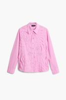 Overhemd met geborduurde golven - RED - XL