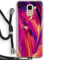 Phoenix: Samsung Galaxy J6 (2018) Transparant Hoesje met koord