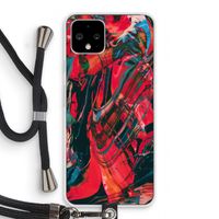 Endless Descent: Pixel 4 Transparant Hoesje met koord