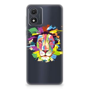 Motorola Moto E13 Telefoonhoesje met Naam Lion Color