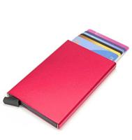 Figuretta - Cardholder roze metallic Aluminium