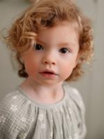 Babyblouse met print groengrijs Babyblouse met print groengrijs