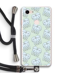 Octopussen: Pixel 3 XL Transparant Hoesje met koord