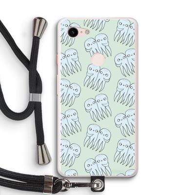 Octopussen: Pixel 3 XL Transparant Hoesje met koord