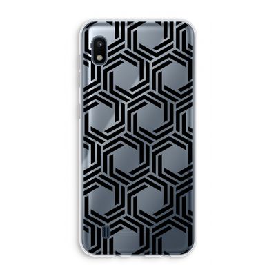 Geometrisch patroon: Samsung Galaxy A10 Transparant Hoesje