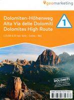 Wandelkaart 167 Dolomiten-Höhenweg 1 - Alta Via 1 | Tappeiner Verlag Wandelkaart 167 Dolomiten-Höhenweg 1 - Alta Via 1 | Tappeiner Verlag