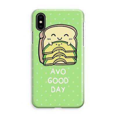 Avo Good Day: iPhone XS Max Volledig Geprint Hoesje