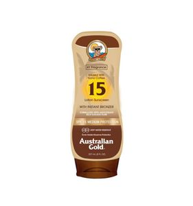 Lotion met bronzer SPF15