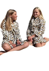 badjas kind Little Wild Thing met sjaalkraag