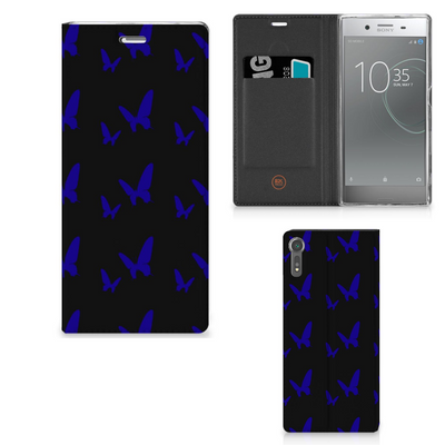 Sony Xperia XZ | XZs Hoesje met Magneet Vlinder Patroon Sony Xperia XZ | XZs Hoesje met Magneet Vlinder Patroon