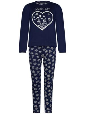 Katoenen meisjes pyjama ski