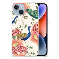 TPU Hoesje voor Apple iPhone 14 Pink Peacock - thumbnail