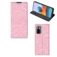 Xiaomi Redmi Note 10 Pro Smart Cover White Flowers