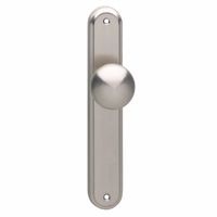 Intersteel Knop op blind schild nikkel mat