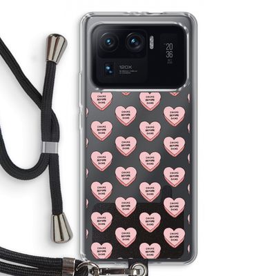 Chicks before dicks: Xiaomi Mi 11 Ultra Transparant Hoesje met koord