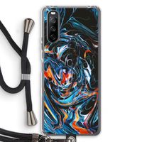 Black Unicorn: Sony Sony Xperia 10 III Transparant Hoesje met koord