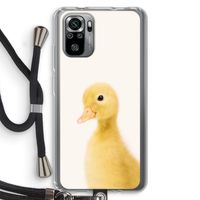 Duke: Xiaomi Redmi Note 10S Transparant Hoesje met koord