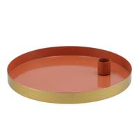 Daan Kromhout Kandelaar rond marrakech oranje 22 cm | 6 stuks