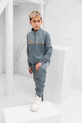 Under Armour Challenger Trainingspak Kids Blauw/Oranje - Maat 152 - Kleur: BlauwOranje | Soccerfanshop