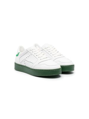 Kenzo Kids baskets à empiècements - Blanc