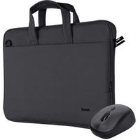Trust Bologna 16 Inch Laptoptas en Muis Zwart
