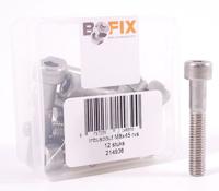 Bofix Bout m8x45 rvs inbus ds a 12