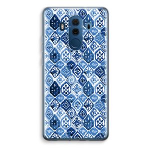 Blauw motief: Huawei Mate 10 Pro Transparant Hoesje