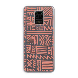 Marrakech Pink: Xiaomi Redmi Note 9 Pro Transparant Hoesje