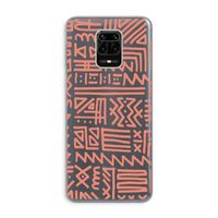 Marrakech Pink: Xiaomi Redmi Note 9 Pro Transparant Hoesje