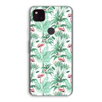 Flamingo bladeren: Google Pixel 4a 5G Transparant Hoesje