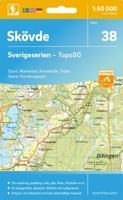 Topografische kaart - Wandelkaart 38 Sverigeserien Skövde | Norstedts