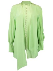 Cult Gaia blouse Briar en soie - Vert