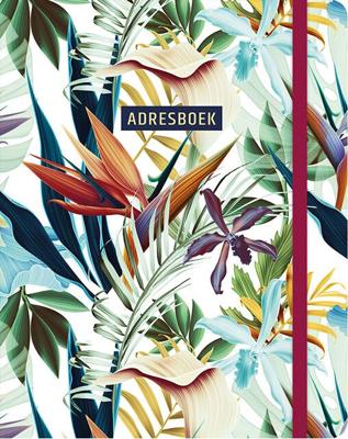 Adresboek (groot) - Tropical (Hardback)