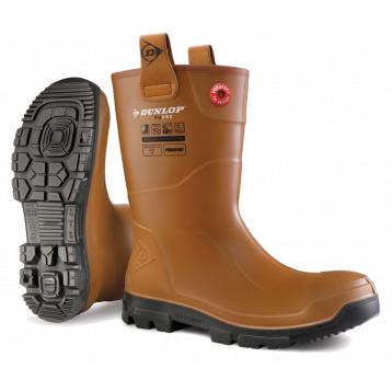 Dunlop LJ2HR42 Purofort Rigpro S5 | Bruin | Maat 44 - 8713197053279