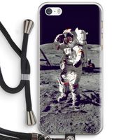 Spaceman: iPhone 5 / 5S / SE Transparant Hoesje met koord
