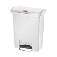Pedaalemmer rubbermaid slim jim step on 30l wit