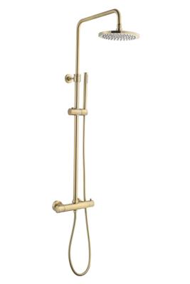 Aktie Opbouw Regendoucheset Goud Geborsteld