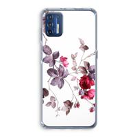 Mooie bloemen: Motorola Moto G9 Plus Transparant Hoesje - thumbnail