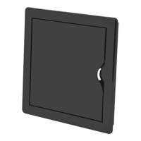 Inspectiedeksel EDM 87746 Antraciet Inbedbaar Vierkant 21,5 x 21,5 cm