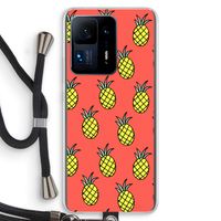 Ananas: Xiaomi Mi Mix 4 Transparant Hoesje met koord