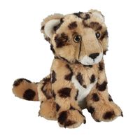 Pluche knuffel dieren Cheetah/Jachtluipaard 18 cm   -