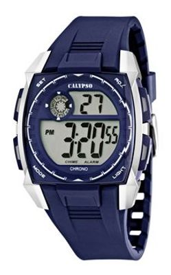 Horlogeband Calypso K5619-5 Rubber Blauw 23mm