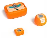 Amuse lunchset Animal Carnival junior oranje 3 delig - thumbnail