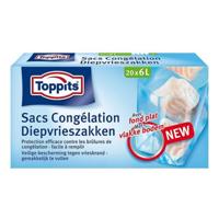 Toppits diepvrieszakjes 6l 20 stuks