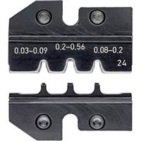 Knipex 97 49 24 97 49 24 Krimpinzetstuk D-sub stekkers Geschikt voor tangen HD 20, HDE-stekker 0.03 tot 0.56 mm² Geschikt voor merk Knipex 97 43 200, 97 43 E,