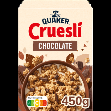 Quaker Cruesli Chocolade Ontbijtgranen 450 gr bij Jumbo